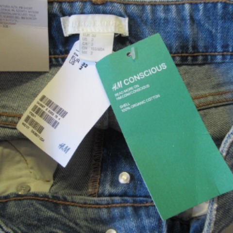 BF279 - Short en jean taille haute - H&M Conscious - Taille 32 Comme neuf - Vue 5 - 